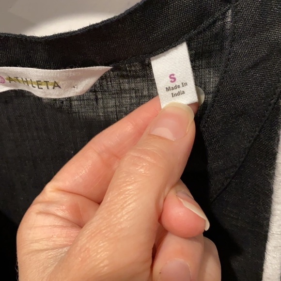 Athleta Oversized Linen Swim Cover Kaftan EUC - Picture 8 of 11